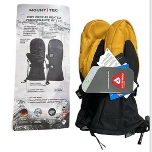 MOUNT TEC Explorer 4S Unisex Heated Skiing Mitten Waterproof Touch Screen